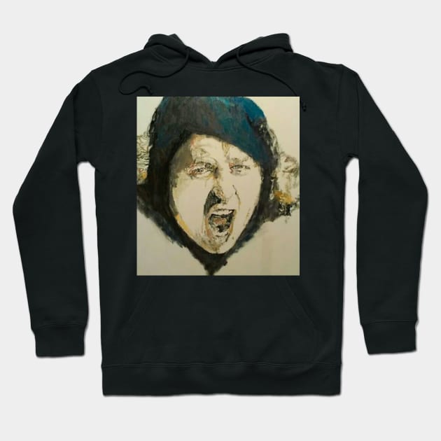 sam kinison Hoodie by Mike Nesloney Art